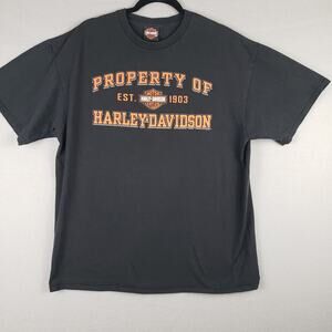 Harley Davidson Size XL Tee Shirt Black Barnett Dealership Logo El Paso TX Biker